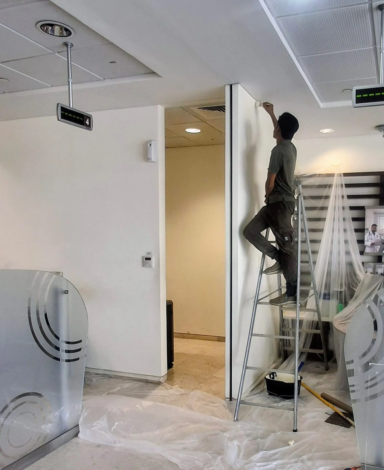Wall paint work